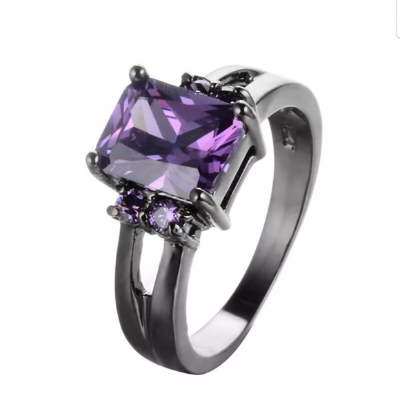 Jewelry - Nice 10kt black and white gold plated 4 colors